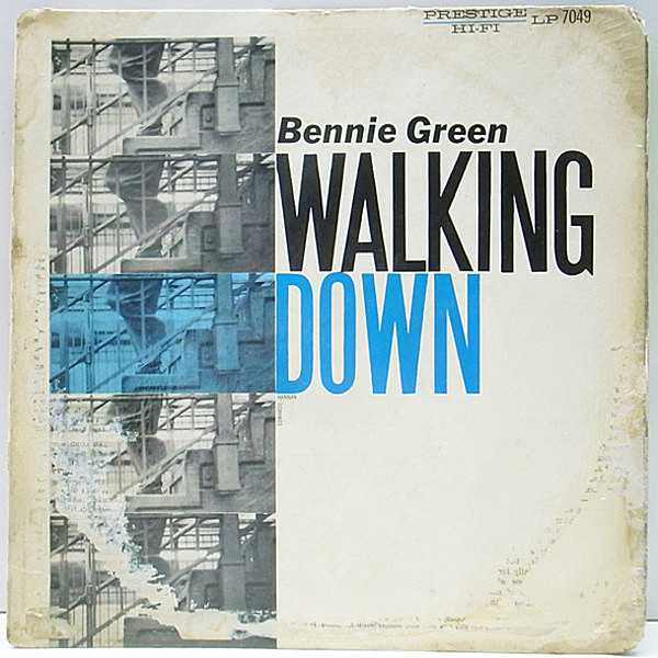 レコードメイン画像：初回 NYC 完全オリジナル BENNIE GREEN Walking Down (Prestige 7049) MONO 手書きRVG 深溝 Eric Dixon, Bill English ほか