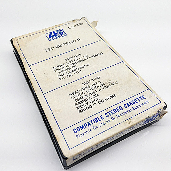 レコードメイン画像：LED ZEPPELIN II ('69 Atlantic) レッド・ツェッペリン 傑作2nd CASSETTE TAPE／カセット テープ 