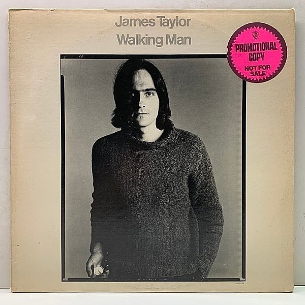 レコードメイン画像：プロモ 美盤!! USオリジナル JAMES TAYLOR Walking Man ('74 Warner) 米SSW ジェームス・テイラー w/ Paul & Linda McCartney, Carly Simon