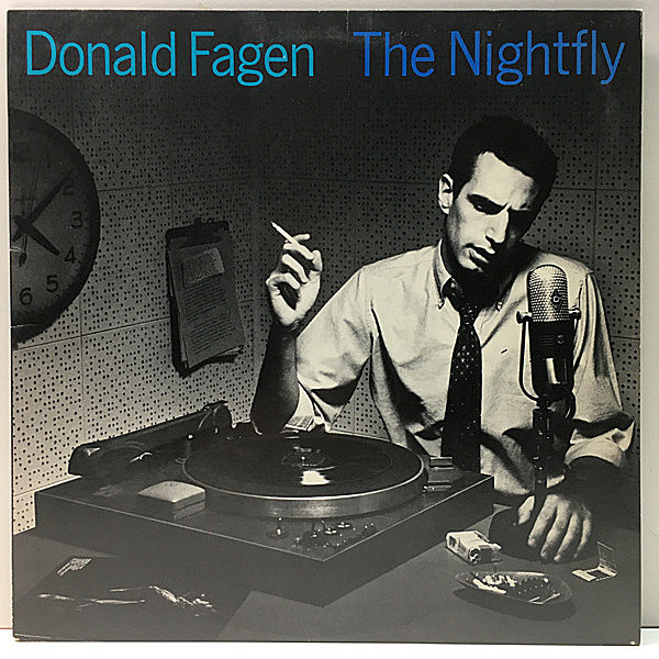 レコードメイン画像：美品!! RL刻印 (BOB LUDWIG) 薄茶ボーダー 文字2色使い USオリジナル DONALD FAGEN The Nightfly 高音質 Ludwig Hot Mix インナー完品