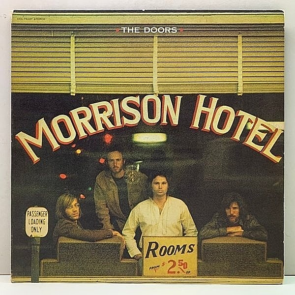レコードメイン画像：レアな美品!! USオリジナル ビッグE 赤ラベ THE DOORS Morrison Hotel ('70 Elektra) ドアーズ／モリソン・ホテル 名盤