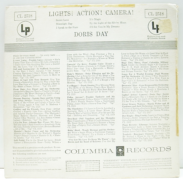 DORIS DAY / Lights! Camera! Action! (10) / Columbia