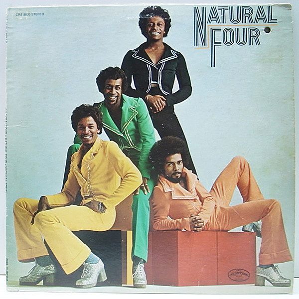 レコードメイン画像：プロモ USオリジナル NATURAL FOUR Same ('74 Curtom) You Bring Out The Best In Me, PETE ROCKネタ／Try Love Again 収録 LEROY HUTSON