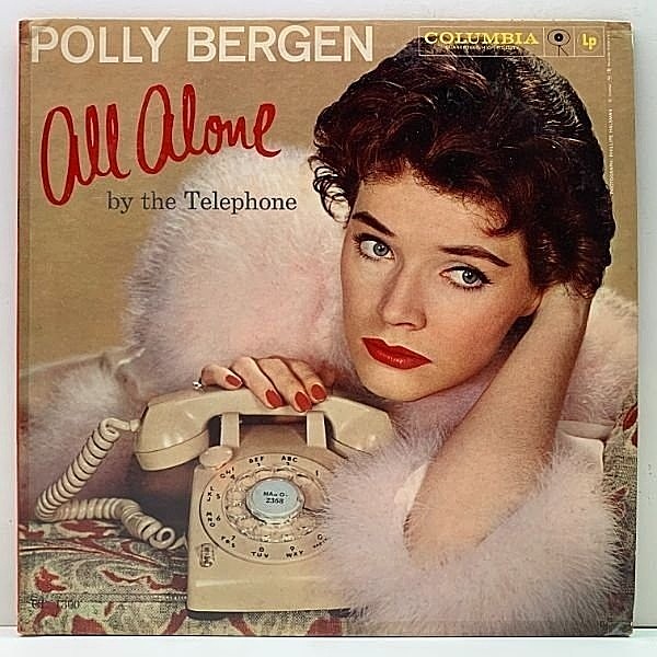 レコードメイン画像：極美盤!! MONO 初版 6eye 深溝 USオリジナル POLLY BERGEN All Alone By The Telephone ('61 Columbia) ポリー・バーゲン 米 初回 モノラル