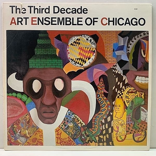 レコードメイン画像：【透かし黄金色・半透明】美盤!! USオリジナル ART ENSEMBLE OF CHICAGO The Third Decade ('85 ECM) DRUM BREAK, FREE JAZZ FUNK