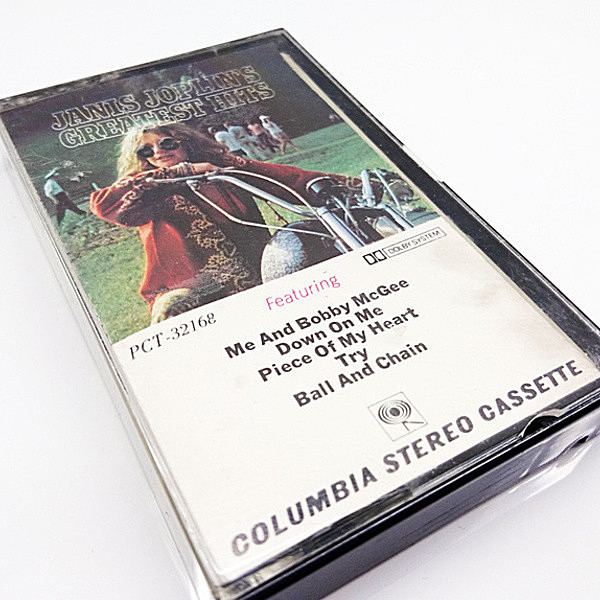 レコードメイン画像：CASSETTE TAPE／テープ JANIS JOPLIN Janis Joplin's Greatest Hits ('73 Columbia) Summertime Cry Baby 収録 ベスト ジャニス・ジョプリン