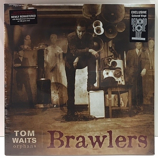 レコードメイン画像：《RSD》限定 2LP アナログ化!! TOM WAITS Brawlers [Red Vinyl] トム・ウェイツ 2枚組 カラー・ヴァイナル 180G重量盤