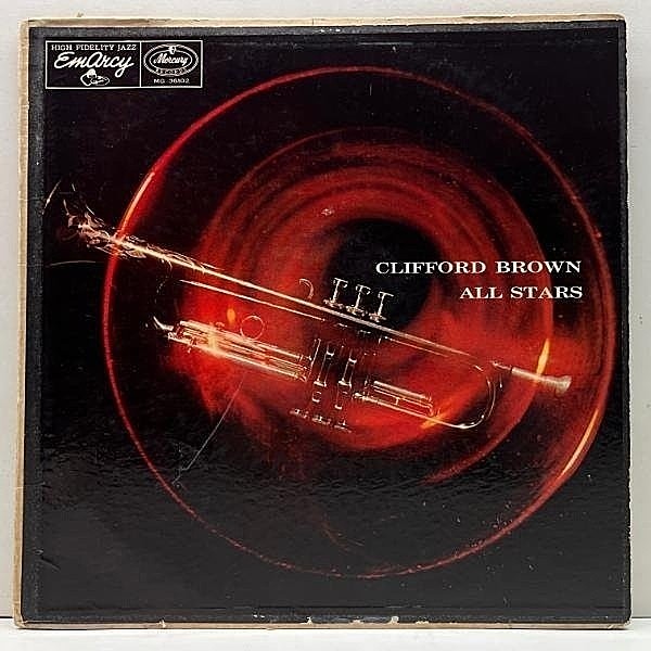 レコードメイン画像：良好盤!!【曇り・カゼヒキ無し】MONO オリジナル 小ドラマー 深溝 CLIFFORD BROWN All Stars (EmArcy MG 36102) w/ Kenny Drew, Max Roach