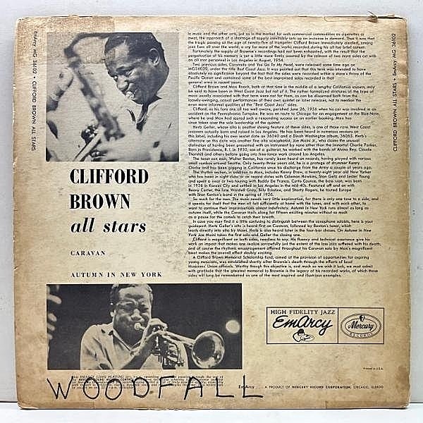 CLIFFORD BROWN / Clifford Brown All Stars (LP) / EmArcy