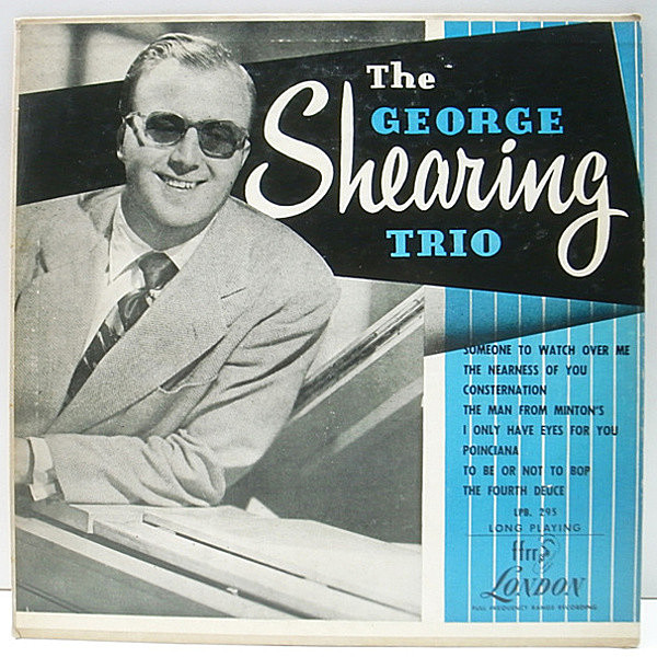 レコードメイン画像：良品!! 10インチ FLAT MONO 英 UKオリジナル GEORGE SHEARING TRIO Souvenirs ('51 London LB.295) 初期のピアノトリオ