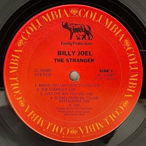 BILLY JOEL / The Stranger (LP) / Columbia | WAXPEND RECORDS BILLY JOEL / The Stranger (LP) / Columbia | WAXPEND RECORDS