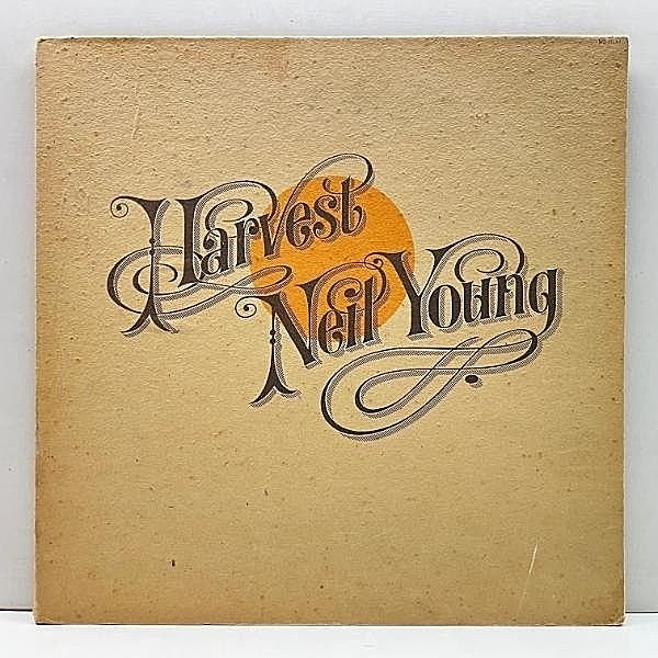 レコードメイン画像：USオリジナル 初版 Wマーク無し 粗ざらジャケ 歌詞シート＆インナー完品 NEIL YOUNG Harvest ('72 Reprise) LH／STERLING刻印あり