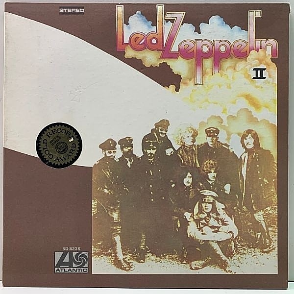 レコードメイン画像：レアな美品!! USオリジナル W無し 1841BROADWAYアド LED ZEPPELIN II ('69 Atlantic SD 8236) レッド・ツェッペリン [手書きAT, W, LW, P]