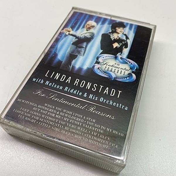 レコードメイン画像：CASSETTE TAPE / テープ LINDA RONSTADT For Sentimental Reasons ('86 Asylum) リンダ・ロンシュタット スタンダード／ジャズヴォーカル集