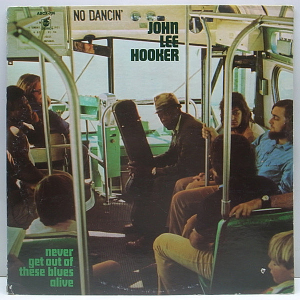 レコードメイン画像：美盤 黒ラベ USオリジ JOHN LEE HOOKER Never Get Out Of These