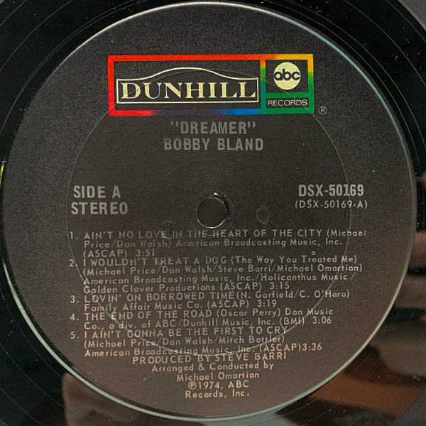 BOBBY BLAND / Dreamer (LP) / Dunhill | WAXPEND RECORDS