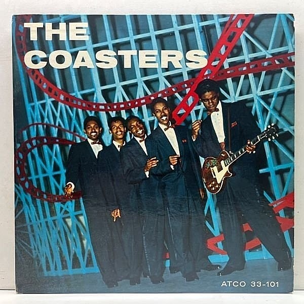 レコードメイン画像：良好!! US 完全オリジナル MONO 初版ハープ 深溝 THE COASTERS Same (ATCO 33-101) コースターズ 1st デビュー・アルバム 名盤