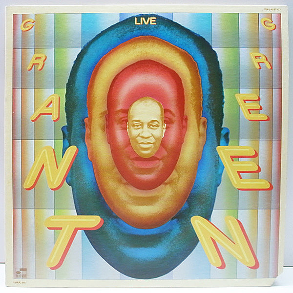 レコードメイン画像：美盤!! 1A 青白 2LP USオリジナル GRANT GREEN Live At The Lighthouse ('72 Blue Note) グラント・グリーン／ファンキー・ライヴ傑作