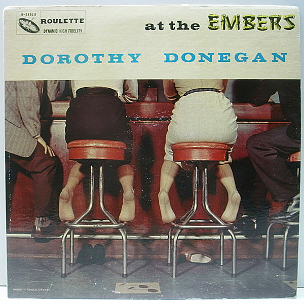 レコードメイン画像：初回 黒ツヤ 両溝 MONO オリジナル DOROTHY DONEGAN At The Embers ('57 Roulette) 傑作ピアノトリオ
