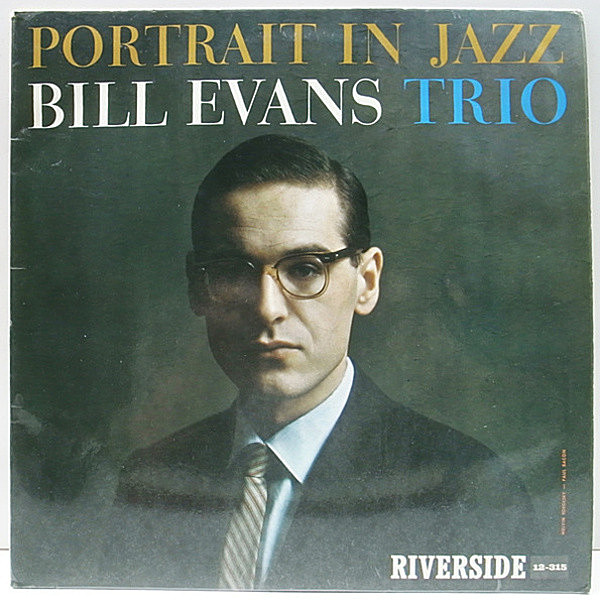 レコードメイン画像：美品 MONO 内溝 UKオリジナル BILL EVANS Portrait In Jazz (Riverside RLP 12-315) SCOTT LA FARO, PAUL MOTIAN 音も抜群！