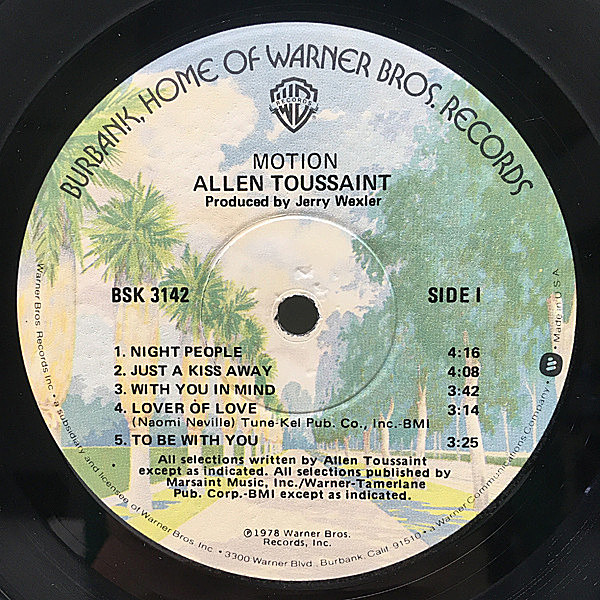 US PROMO アラン　トゥーサン　“LIFE LOVE AND FAITH Allen Toussaint / アラン・トゥーサン / Life, Love And Faith