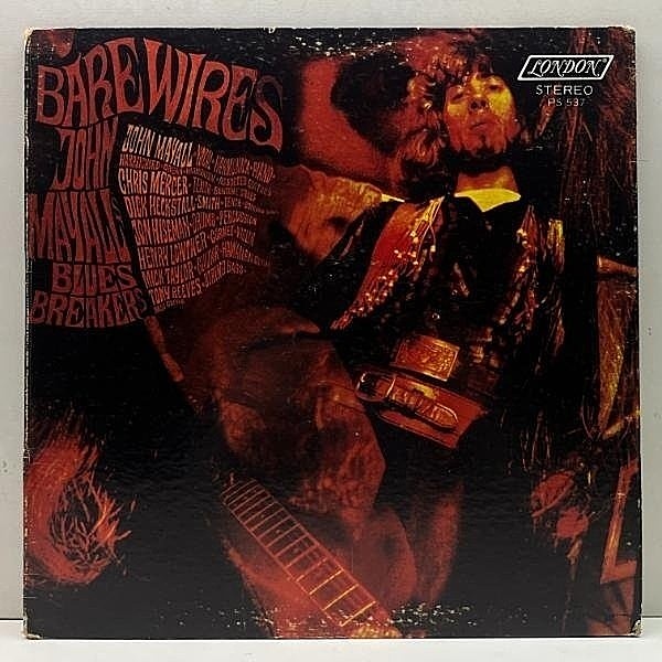レコードメイン画像：良好盤!! USオリジナル 初版 BellSound刻印 JOHN MAYALL & THE BLUESBREAKERS Bare Wires ('68 London) w/ Mick Taylor ジョン・メイオール