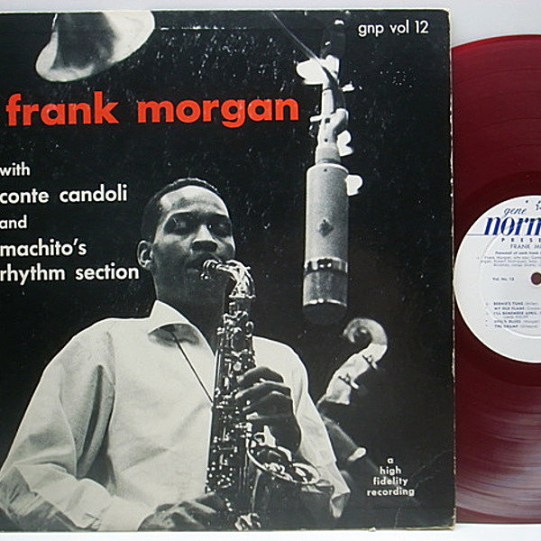 レコードメイン画像：良品!! FLAT 赤盤 GNP Orig. FRANK MORGAN / Gene Norman vol.12