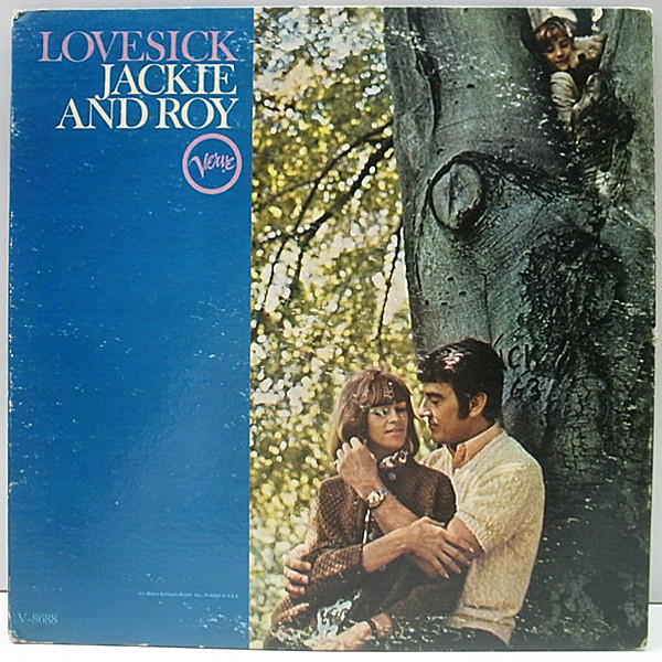 レコードメイン画像：黄プロモ MONO VANGELDER刻印 USオリジナル JACKIE & ROY Lovesick ('67 Verve / V-8688) YELLOW PROMO モノラル LP