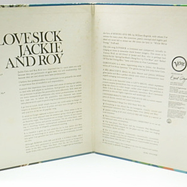 【中古】 Lovesick ジャッキー・アンド・ロイ JAZZ VOCAL】Jackie And Roy ジャッキー・アンド・ロイ