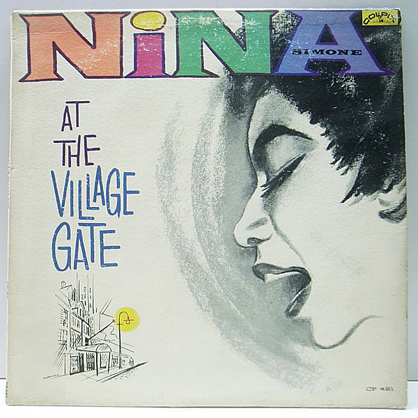 レコードメイン画像：良盤!! MONO 金ラベル USオリジナル NINA SIMONE At The Village Gate ('62 Colpix) ニーナ・シモン N.Y.での傑作ライヴ