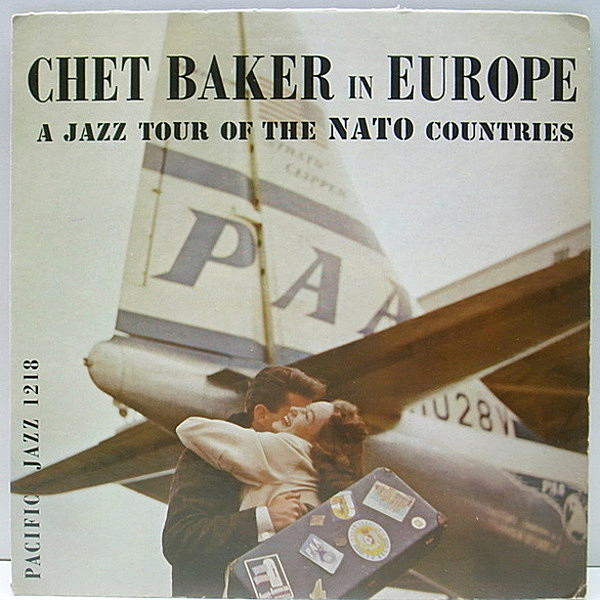 レコードメイン画像：美再生!良盤! MONO 深溝 CHET BAKER In Europe : A Jazz Tour Of The Nato Countries (Pacific Jazz / PJ-1218) RICHARD TWARDZIK