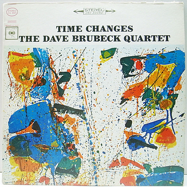 レコードメイン画像：初回 黒文字 2eye 完全オリジナル DAVE BRUBECK QUARTET Time Changes ('64 Columbia) 黄金カルテット Sam Francisジャケット！