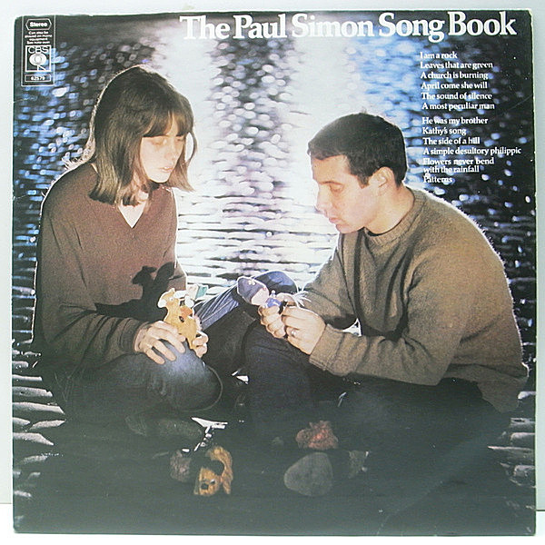 レコードメイン画像：美品!! 英国 UK 初回 橙ラベル PAUL SIMON The Paul Simon Song Book ('65 CBS) 渡英の際にギター1本で弾き語りを綴った傑作ソロ1st