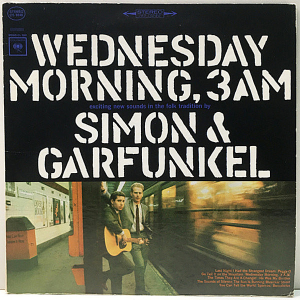 レコードメイン画像：レアな美盤!! 初版 白抜き 360 2eye USオリジナル SIMON & GARFUNKEL Wednesday Morning, 3 A.M. ('64 Columbia) 水曜の朝、午前3時