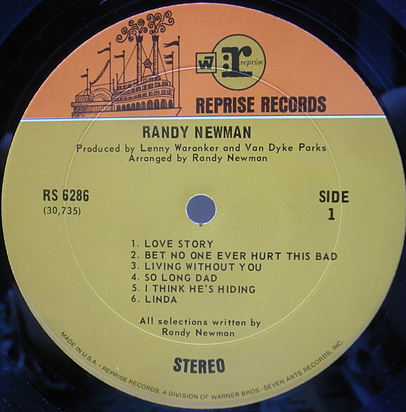 RANDY NEWMAN / Same (LP) / Reprise | WAXPEND RECORDS