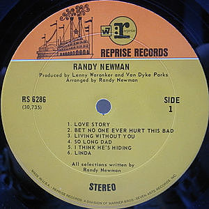 RANDY NEWMAN / Same (LP) / Reprise | WAXPEND RECORDS