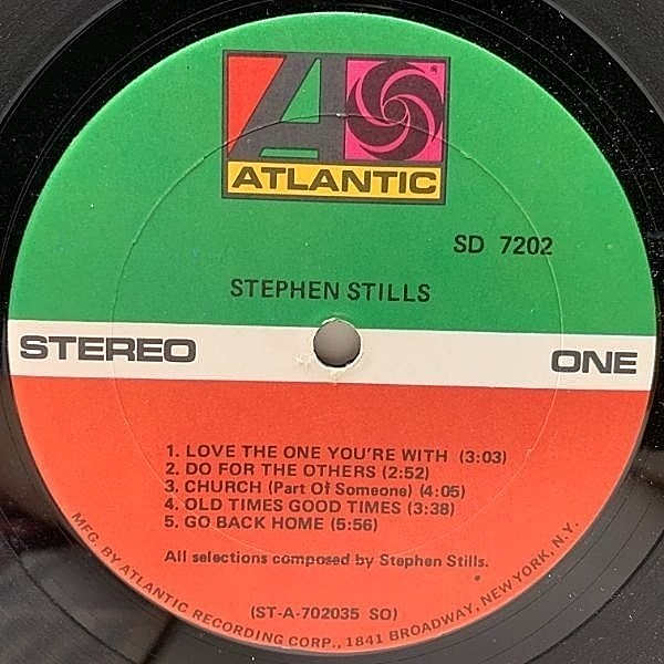 STEPHEN STILLS / Same (LP) / Atlantic | WAXPEND RECORDS