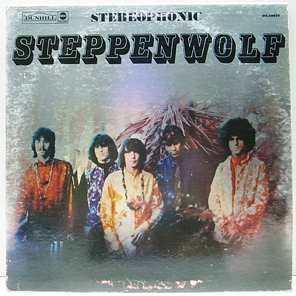 レコードメイン画像：良好品!! レアな初版オンリー【BORN TO BE WILD・印刷無し】USオリジナル STEPPENWOLF Same／1st ('68 Dunhill) ミラー・銀ピカジャケット