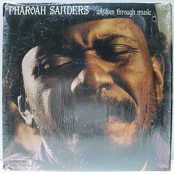 レコードメイン画像：シュリンク付き 良好!! USオリジナル PHAROAH SANDERS Wisdom Through Music ('73 Impulse) Love Is Everywhere ほか FREE, SPIRITUAL JAZZ