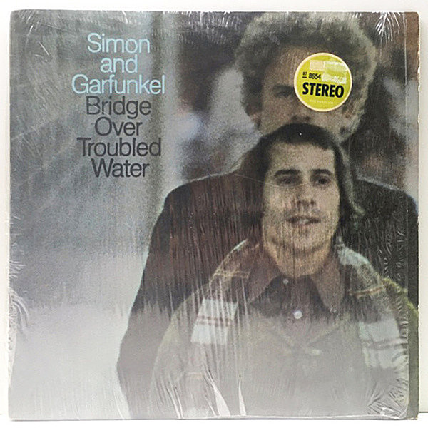 レコードメイン画像：レアなシュリンク付き!! 初版 1Aマト 白抜き 360 2eye USオリジナル SIMON & GARFUNKEL Bridge Over Troubled Water 明日に架ける橋 Lp