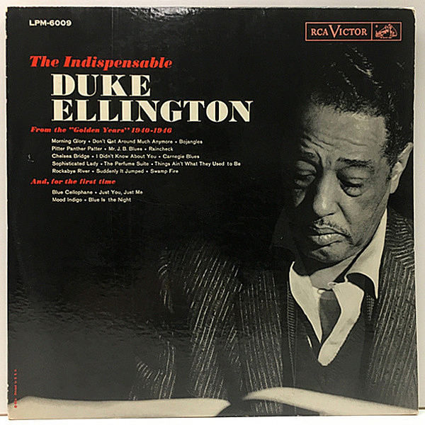 レコードメイン画像：【名演群に加え未発表テイクも】2Lp レアな美品!! USオリジナル DUKE ELLINGTON The Indispensable ('61 RCA) MONO 初版ニッパー 深溝