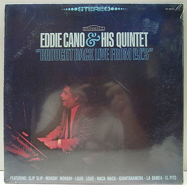 レコードメイン画像：レア・Cut無し・未開封!! USオリジナル EDDIE CANO Brought Back Live From PJ's ('67 Dunhill) RARE SEALED COPY エディ・カノ LP