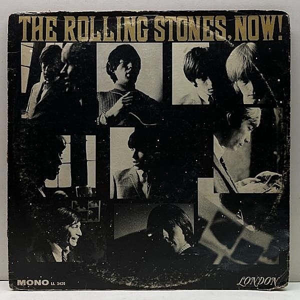 レコードメイン画像：激レア!!【初回 ffrr-Ear Topラベル】MONO 米 US 完全オリジナル Unboxed ロゴ ROLLING STONES Now! ('65 London) Blind Man テキストあり