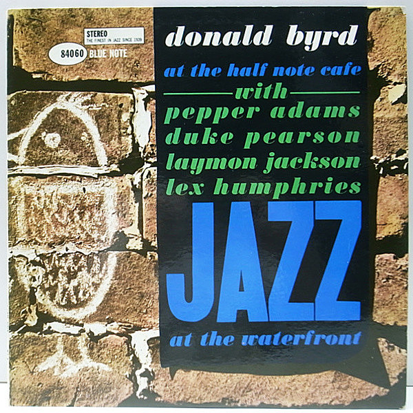 レコードメイン画像：美盤!! RVG刻印 コーティング仕様 DONALD BYRD At The Half Note Cafe, Vol. 1 (Blue Note BST 84060) Liberty 2nd. STEREO LP