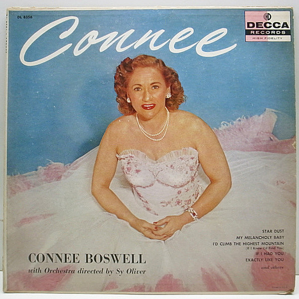 レコードメイン画像：エラの憧れ! FLAT盤 Decca Orig. CONNEE BOSWELL / 良再生 MONO