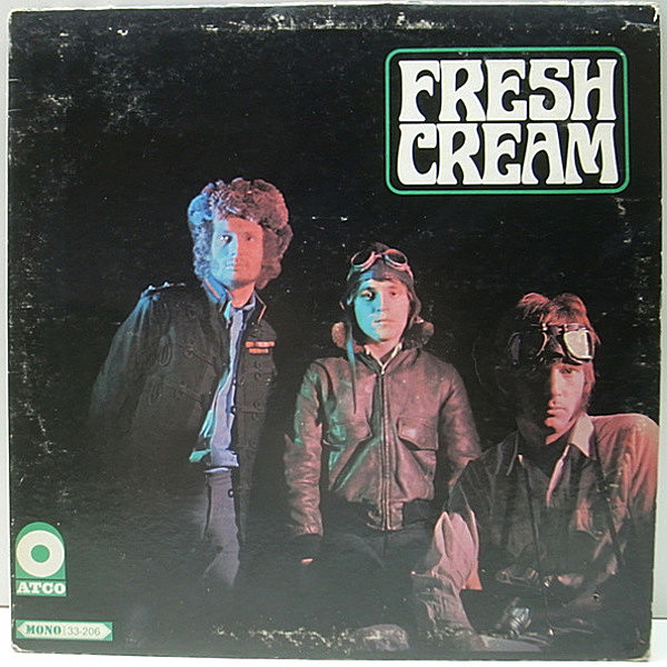 レコードメイン画像：良好!! MONO Aマト 初回 3色ラベ USオリジナル CREAM Fresh Cream ('66 ATCO 33-206) Eric Clapton, Jack Bruce, Ginger Baker 米 モノラル