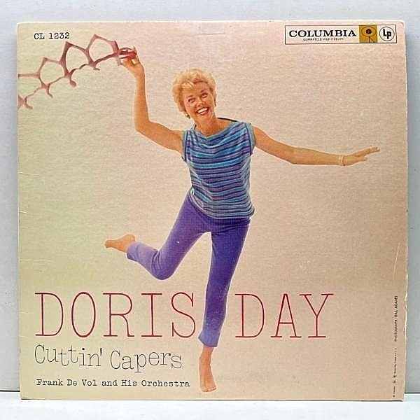 レコードメイン画像：美品!! MONO 初版 6eye 深溝 USオリジナル DORIS DAY Cuttin Capers ('58 Columbia CL 1232) ドリス・デイの絶頂期 米 初回 モノラル