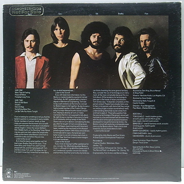 BOSTON / Same (LP) / Epic | WAXPEND RECORDS