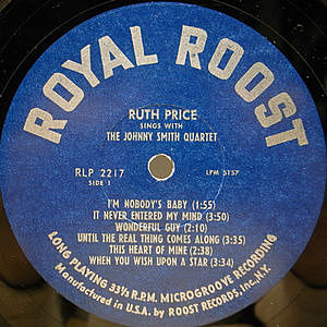Amazon.co.jp: Ruth Price Sings With Johnny Smith: ミュージック