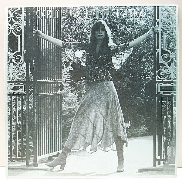 レコードメイン画像：美品!! 初版 Wマーク無し 蝶ラベル STERLING刻印 USオリジナル CARLY SIMON Anticipation ('71 Elektra) 米 SSW カーリー・サイモン 名盤